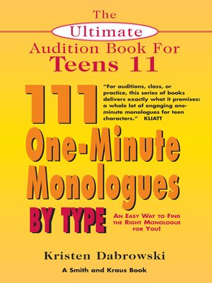 cover image of The Ultimate Audition Book for Teens, Volume 11